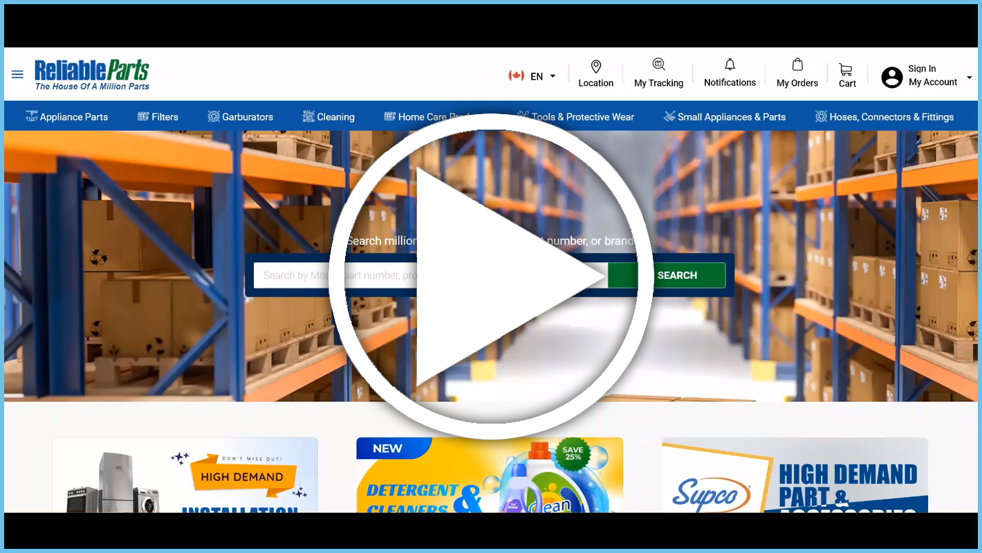 Sitetour Reliable Parts Canada